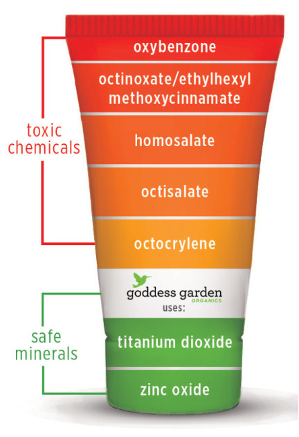 Oxybenzone is one of the most toxic ingredients found in cosmetic products