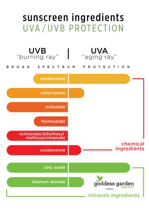 What sunscreen blocks UVA and UVB