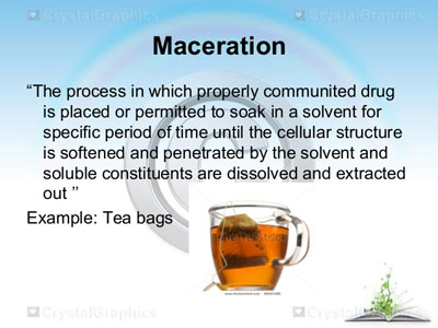 Maceration