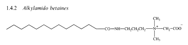 alkylamido betaines2