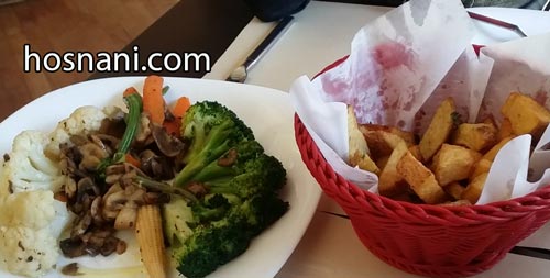 boca vegetables and fries