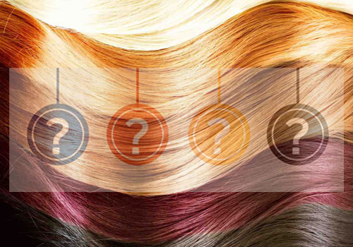 سوالات شایع در مورد رنگ مو