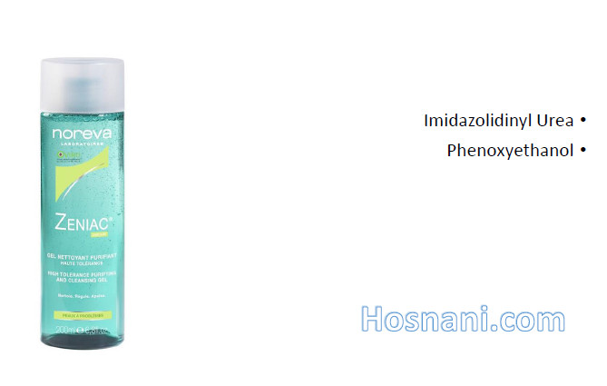 imidazoline urea phenoxyethanol in noreva zeniac toner