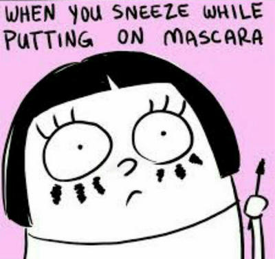sneeze mascara