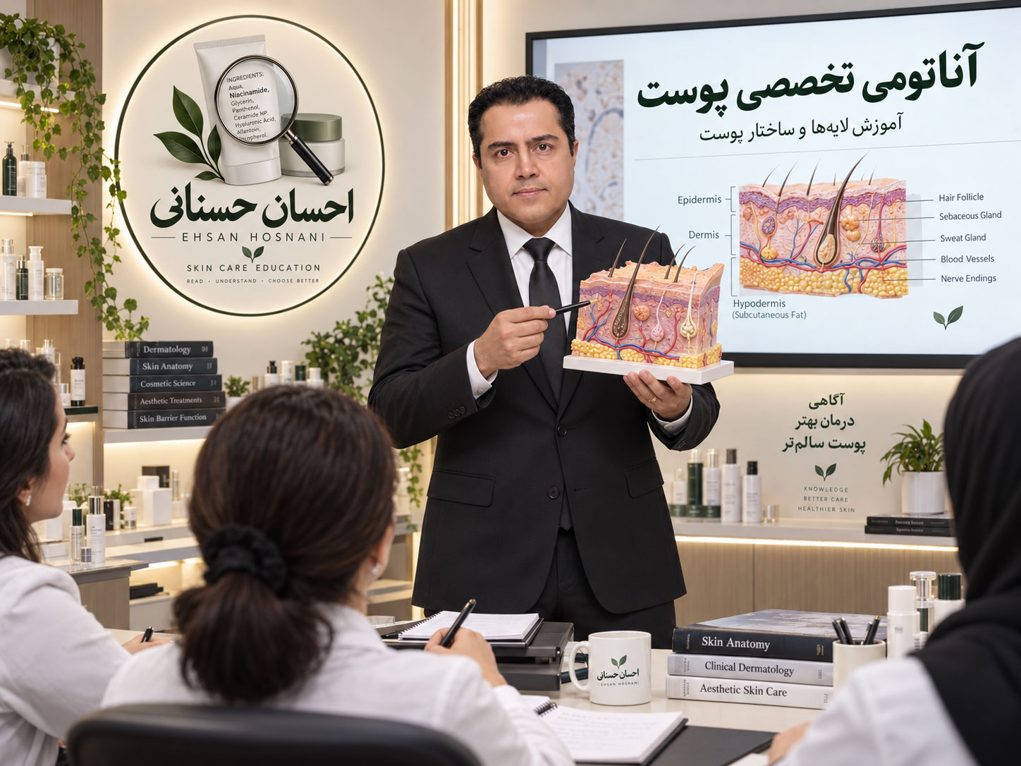 آناتومی تخصصی پوست